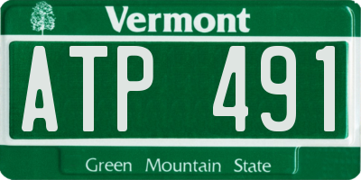 VT license plate ATP491