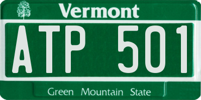 VT license plate ATP501