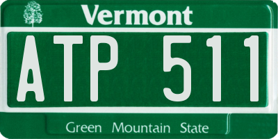 VT license plate ATP511