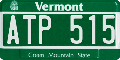 VT license plate ATP515