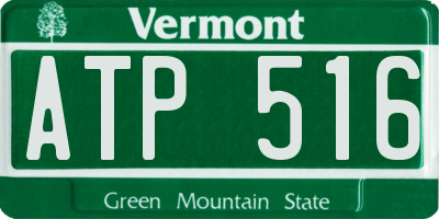 VT license plate ATP516