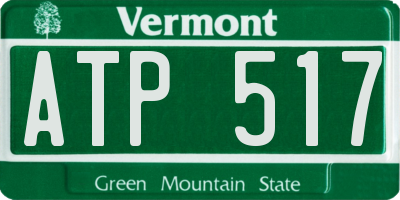 VT license plate ATP517