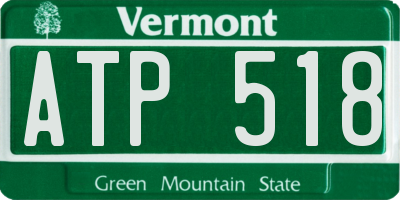 VT license plate ATP518