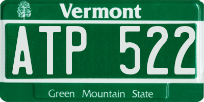 VT license plate ATP522