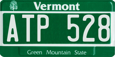 VT license plate ATP528