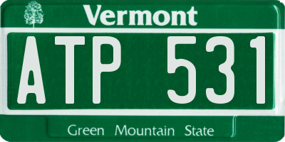 VT license plate ATP531