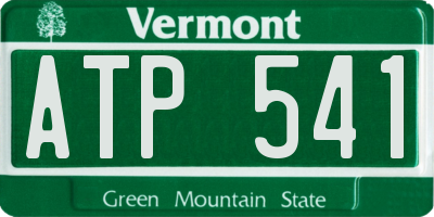 VT license plate ATP541