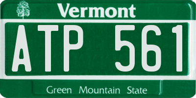 VT license plate ATP561