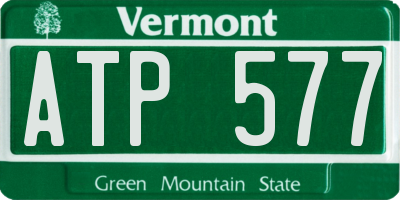VT license plate ATP577