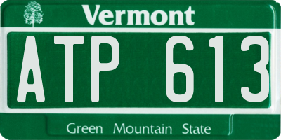 VT license plate ATP613