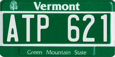VT license plate ATP621