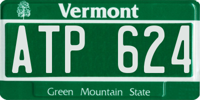 VT license plate ATP624