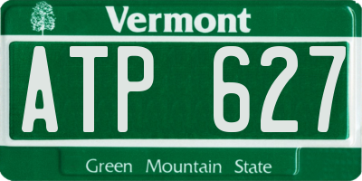 VT license plate ATP627
