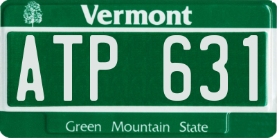VT license plate ATP631