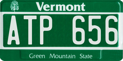 VT license plate ATP656