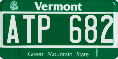 VT license plate ATP682