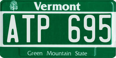 VT license plate ATP695