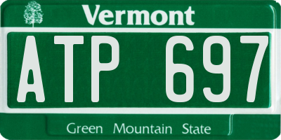 VT license plate ATP697