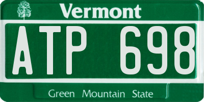 VT license plate ATP698
