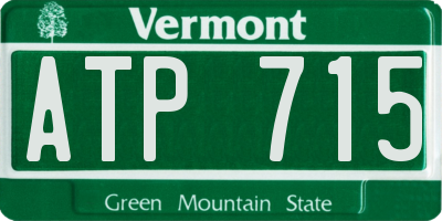 VT license plate ATP715