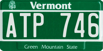 VT license plate ATP746