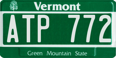 VT license plate ATP772