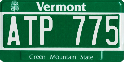 VT license plate ATP775
