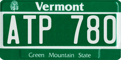 VT license plate ATP780