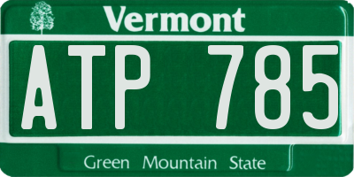 VT license plate ATP785