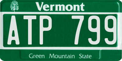 VT license plate ATP799