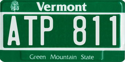 VT license plate ATP811