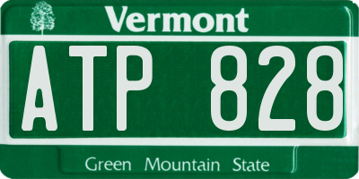 VT license plate ATP828