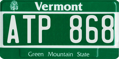 VT license plate ATP868