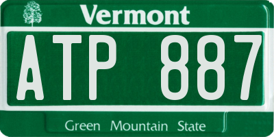 VT license plate ATP887