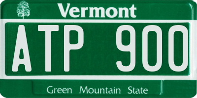 VT license plate ATP900