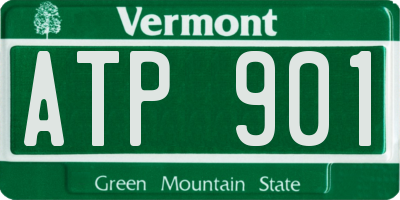 VT license plate ATP901