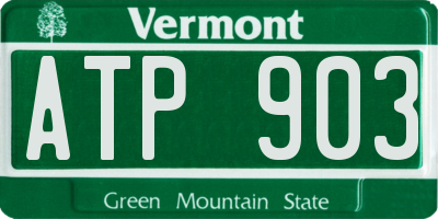 VT license plate ATP903