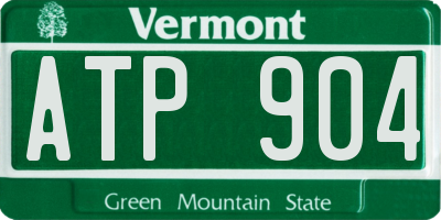 VT license plate ATP904