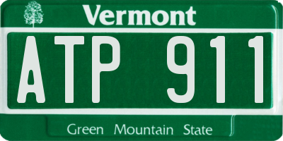 VT license plate ATP911