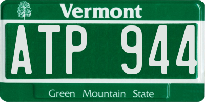 VT license plate ATP944