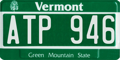 VT license plate ATP946
