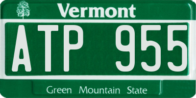 VT license plate ATP955