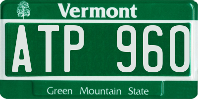 VT license plate ATP960