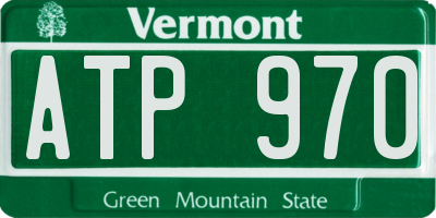 VT license plate ATP970
