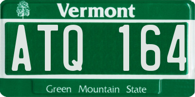 VT license plate ATQ164