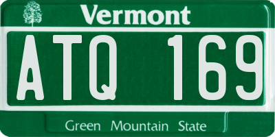VT license plate ATQ169