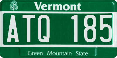 VT license plate ATQ185
