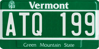 VT license plate ATQ199