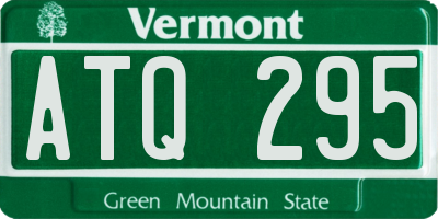 VT license plate ATQ295