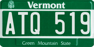 VT license plate ATQ519